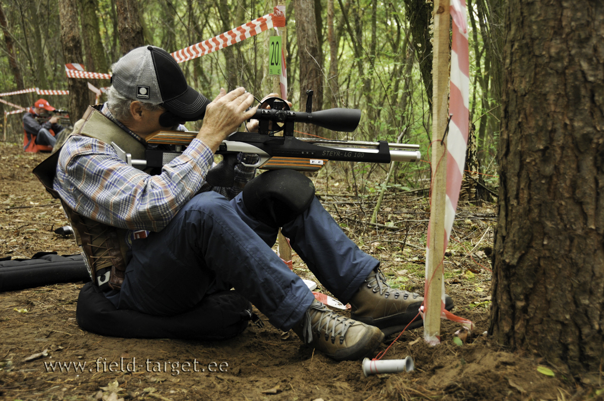 Seenioride 3. koht. Steyr LG100 FT, NS Diamond 10-50x60, JSB Exact. 66 tabamust